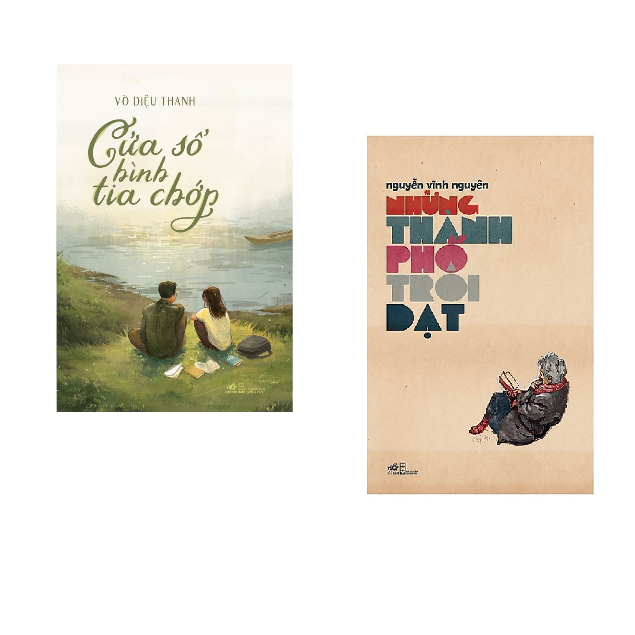 Combo 2 cuốn sách: Cửa sổ hình tia chớp + Những thành phố trôi dạt