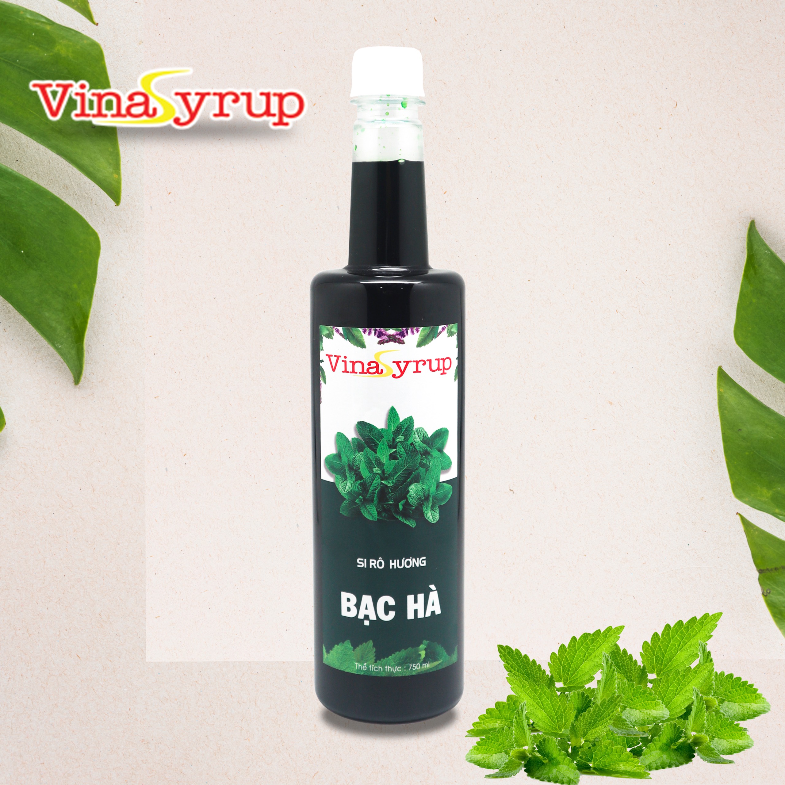 Siro Bạc Hà VinaSyrup 750ml