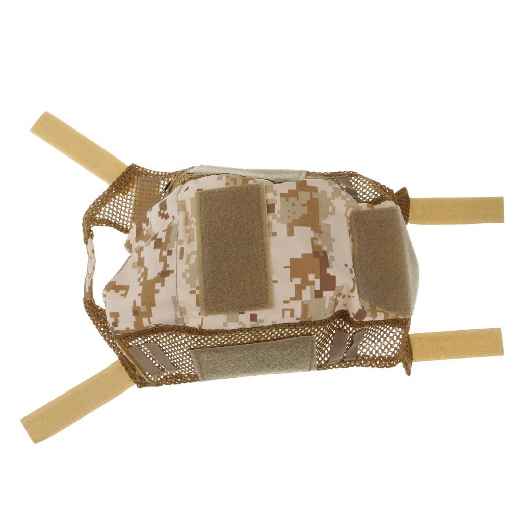 Camouflage Nylon Army Game Gear Combat Helmet Accessories Cover for Fast Helmets