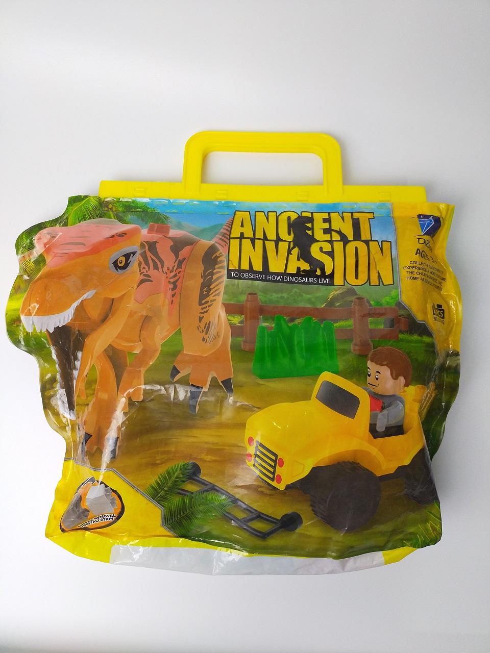 Túi lắp ráp mô hình công viên khủng long Ancient Invasion Mảnh ghép lớn