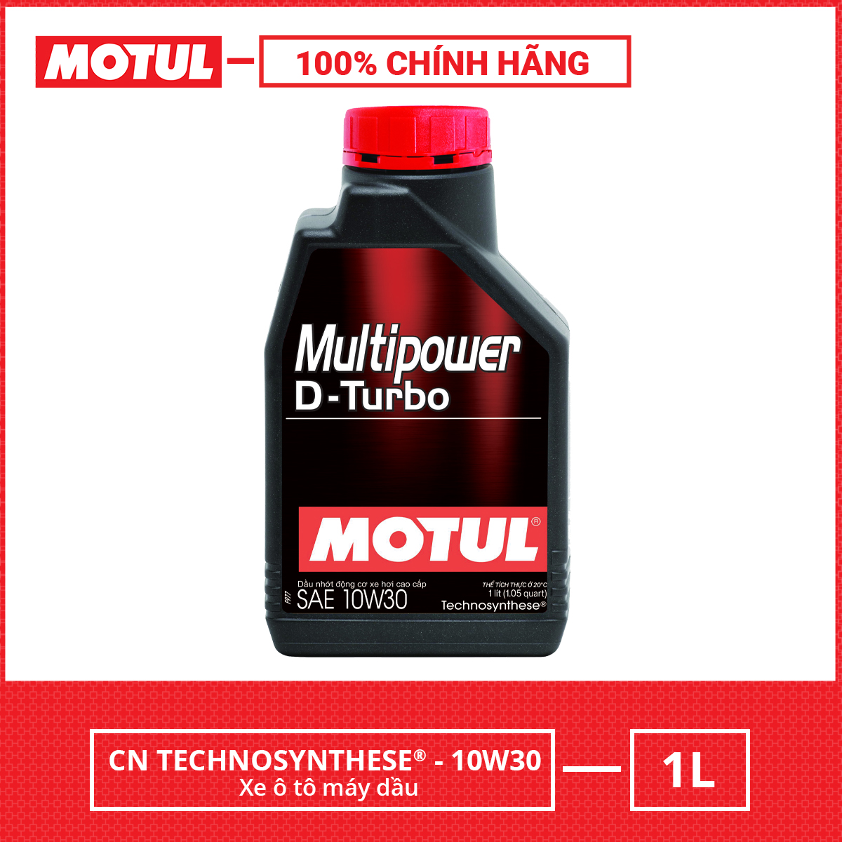 Dầu nhớt xe ô tô máy dầu MULTIPOWER D-TURBO 10W30 1L