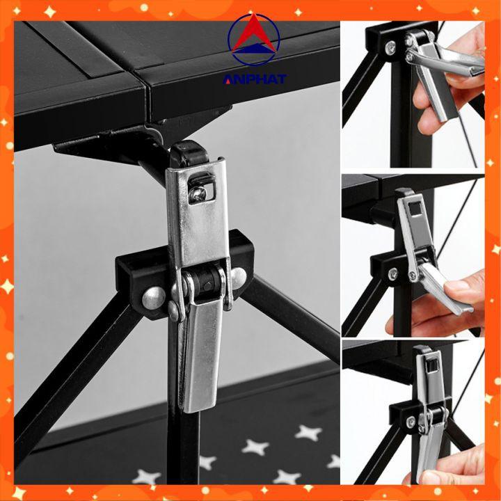 Kệ sắt gập gọn đa năng 3/4/5 tầng có bánh xe cho phòng bếp, phòng sách, phòng tắm