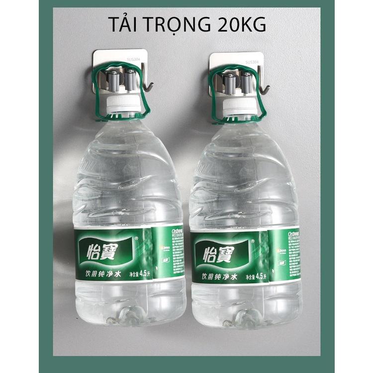 Móc Treo Nhà Tắm Inox 304, Kẹp Chổi Lau Nhà Kèm Móc Gắn Tường Thông MInh Tiện Ích Gia Đình