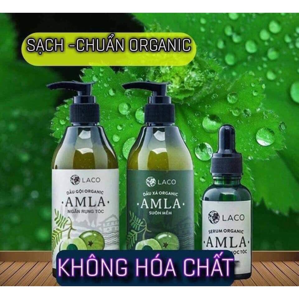 Dầu Gội Ngăn Ngừa Rụng Tóc AMLA LACO_chuẩn 100% organic_300ml