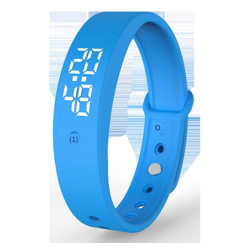 Đồng hồ báo thức rung sinh viên theo phong cách mới nhất khỏe mạnh đếm bước giấc ngủ rung đồng hồ báo thức nhắc nhở thông minh vòng đeo tay thể thao nguồn đồng hồ