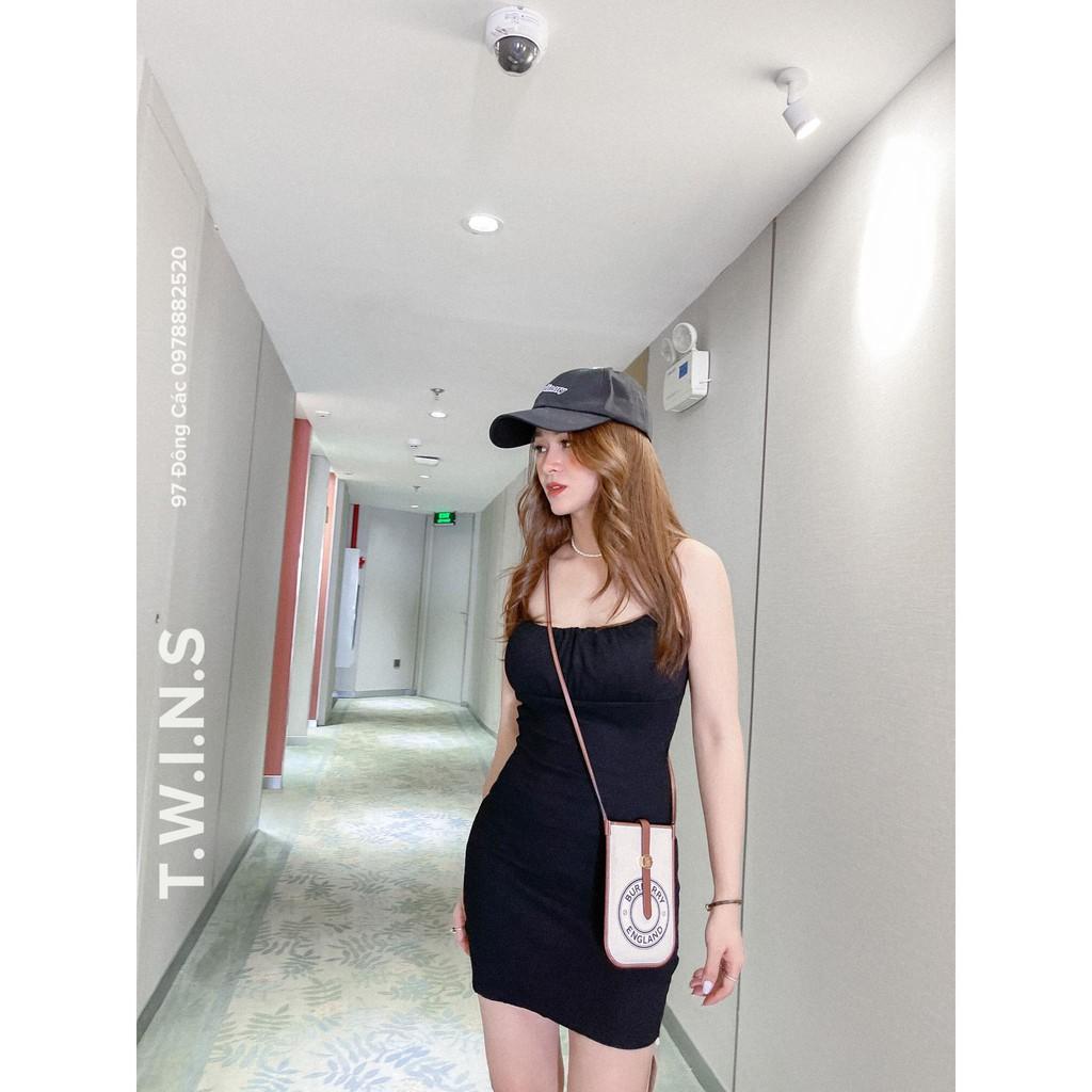 Váy body 2 dây nhún ngực 6027