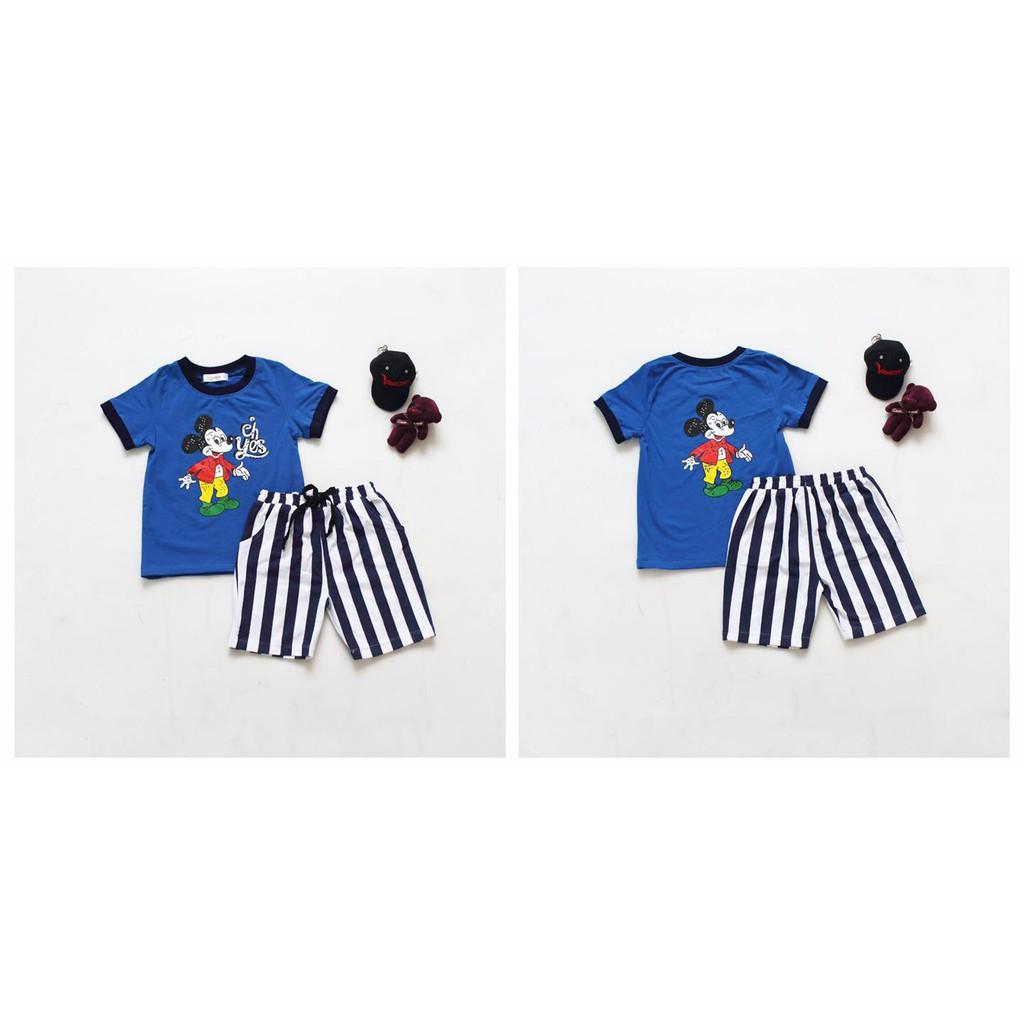 SÉT BỘ THUN MICKEY BÉ TRAI