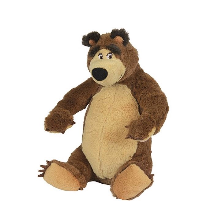 Đồ Chơi Gấu Bông Dành Cho Bé MASHA AND THE BEAR Masha Plush Bear 109301071 _ Giao 1 Con Gấu Bông Mẫu Ngẫu Nhiên - Đồ Chơi Simba Chính Hãng (25 cm)