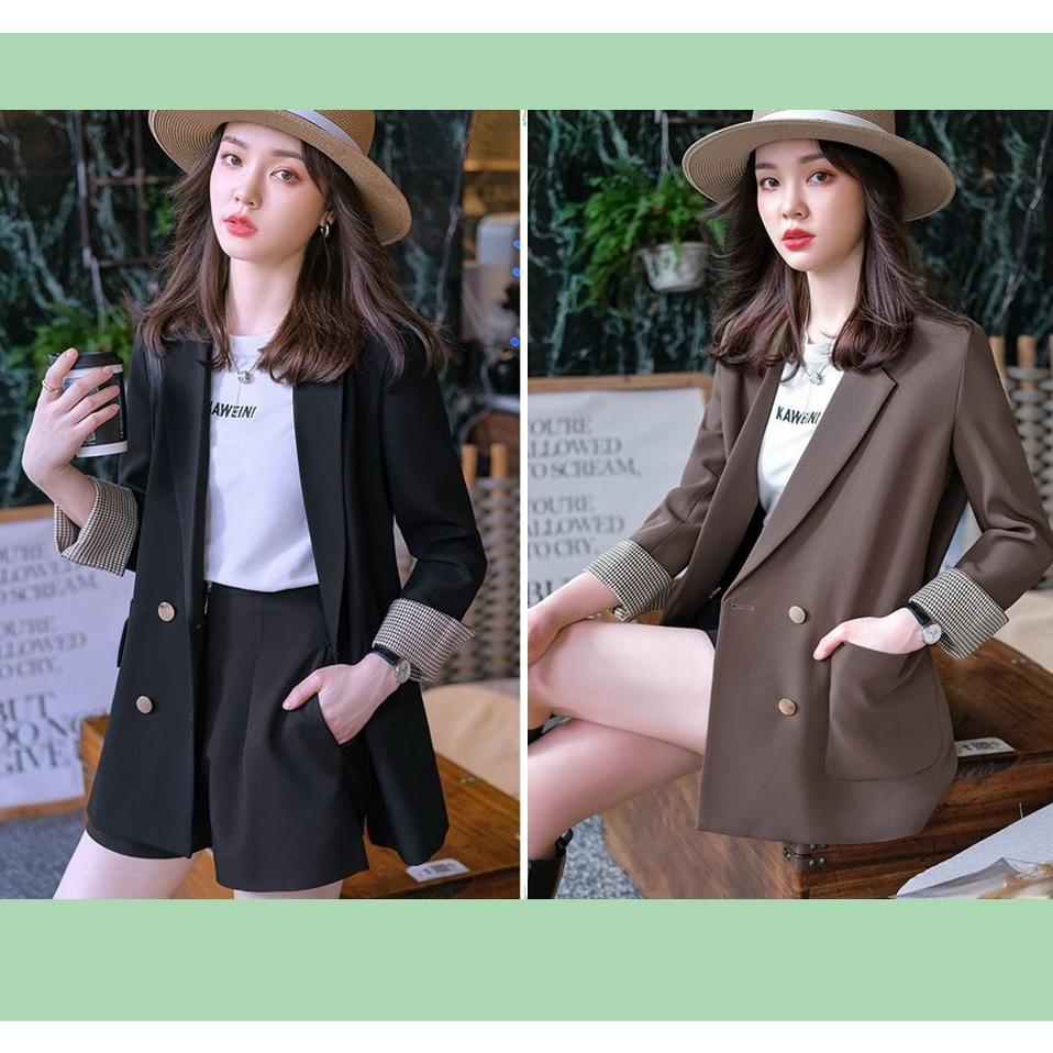 ÁO KHOÁC BLAZER PHỐI TAY CAO CẤP