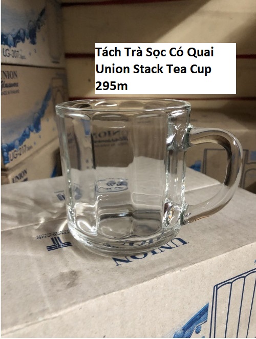 Tách Trà Sọc Có Quai Union Stack Tea Cup 295ml | Thủy Tinh Cao Cấp , Nhập Khẩu Thái Lan