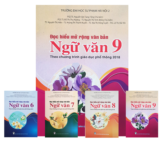 Sách tham khảo Ngữ văn - Combo 4 quyển sách Đọc hiểu mở rộng văn bản Ngữ văn từ lớp 6 - 9 Theo Chương trình Giáo dục phổ thông 2018