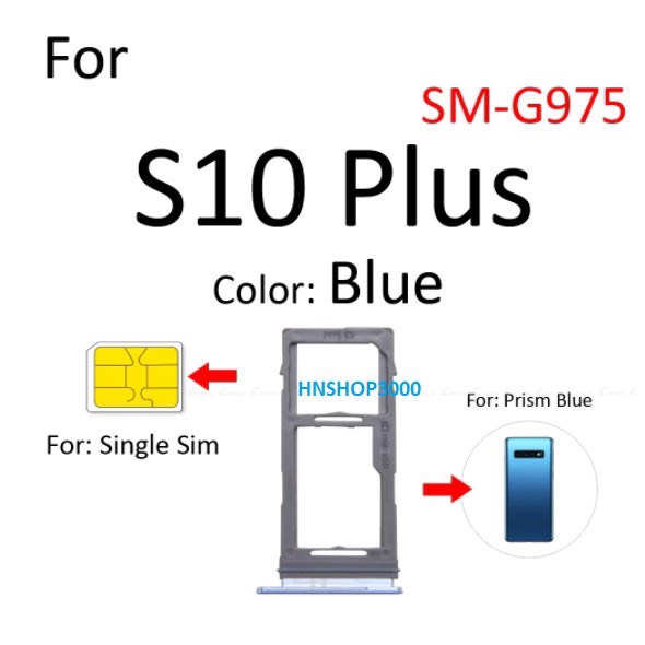 Khay 2 sim dành cho Samsung S10/ S10plus/ S10e