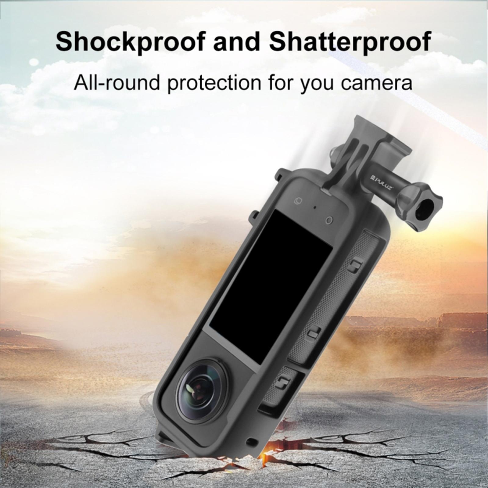 Protective Frame Case/ with 1/4 Screw Hole Camera Tripod Adapter Mount Cage/ for One x3 Durable/