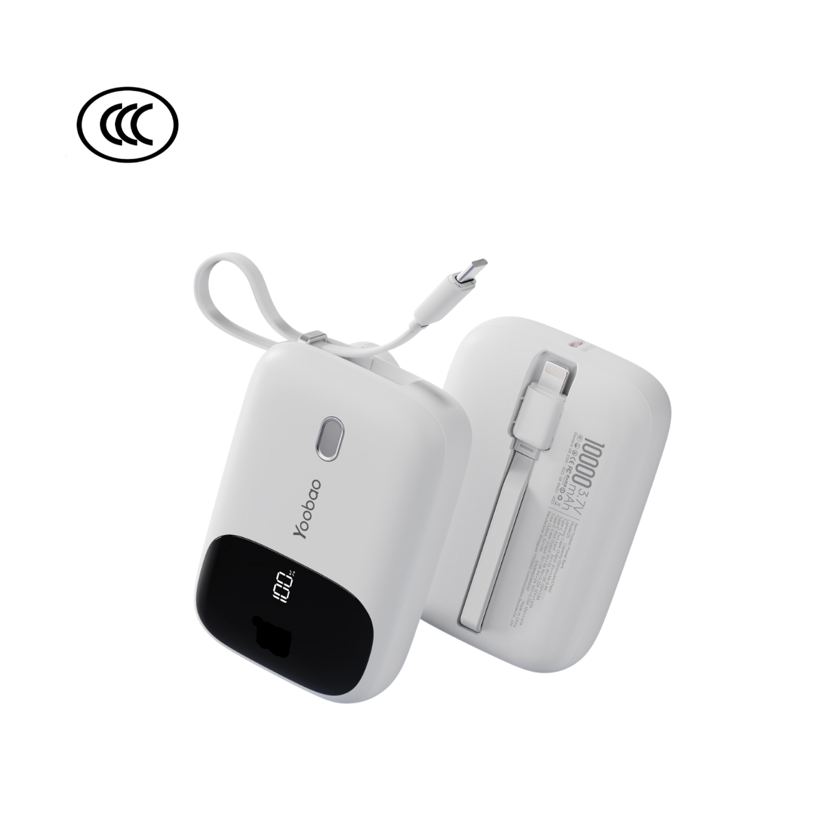 Pin Sạc Dự Phòng Yoobao Z5 10000mAh chuẩn 3C/CCC Sạc Nhanh PD20W, Tích Hợp Cáp Sạc L &amp; Type-C - Hàng chính hãng