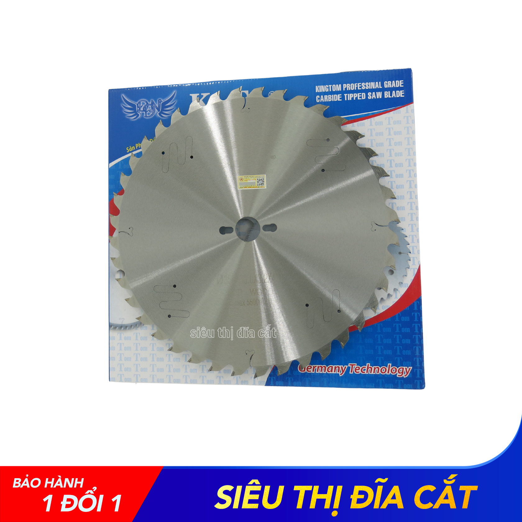 Lưỡi Cưa - Lưỡi Cắt Gỗ Cao Cấp 355-40 Răng KingTom - Chuyên Gỗ Cứng, Gỗ Có Đinh