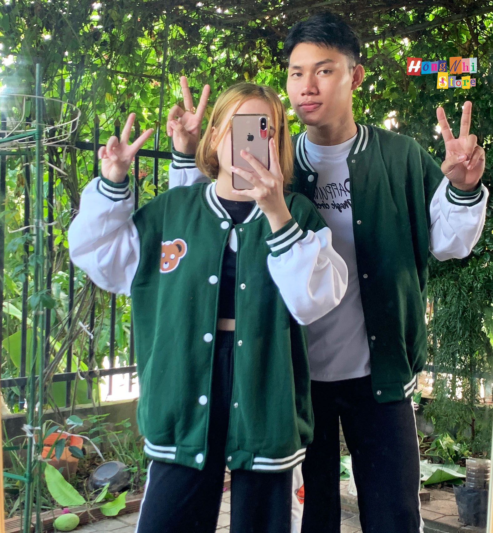 Áo Khoác Bomber Con Gấu Cost Bear Ulzzang Unisex Dáng Rộng Nam Nữ - MM - M