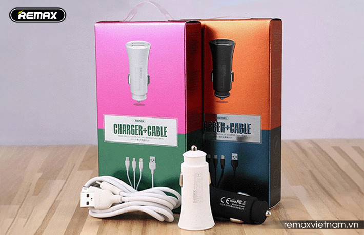Củ sạc 2 cổng USB 2.4A Remax RCC217 12