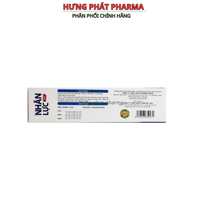 Viên uống nhãn lực new hỗ trợ cải thiện thị lực , giảm tình trạng khô mắt, mỏi mắt – hộp 30 viên