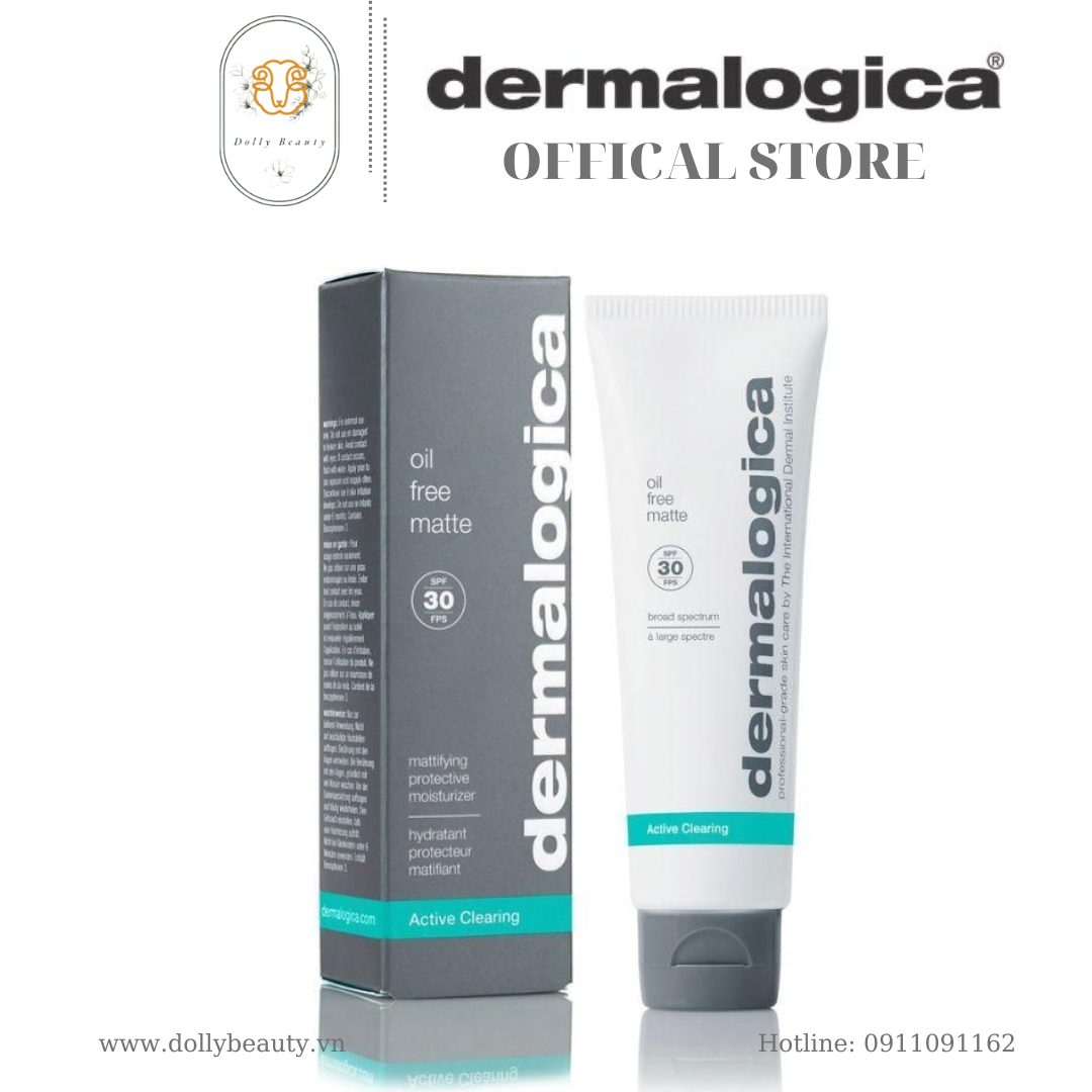 Kem chống nắng dành cho da dầu OIL FREE MATTE SPF30 của Dermalogica - Dolly Beauty