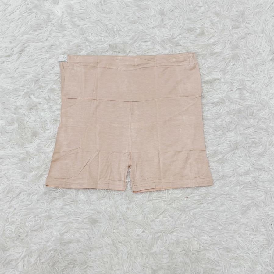 Quầu bầu mặc váy trơn đệm bụng Cotton dành cho mẹ bầu - Da