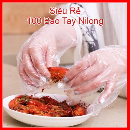 Bao Tay Nilong Siêu Dày, Dùng 1lần, Bịch 100 Cái