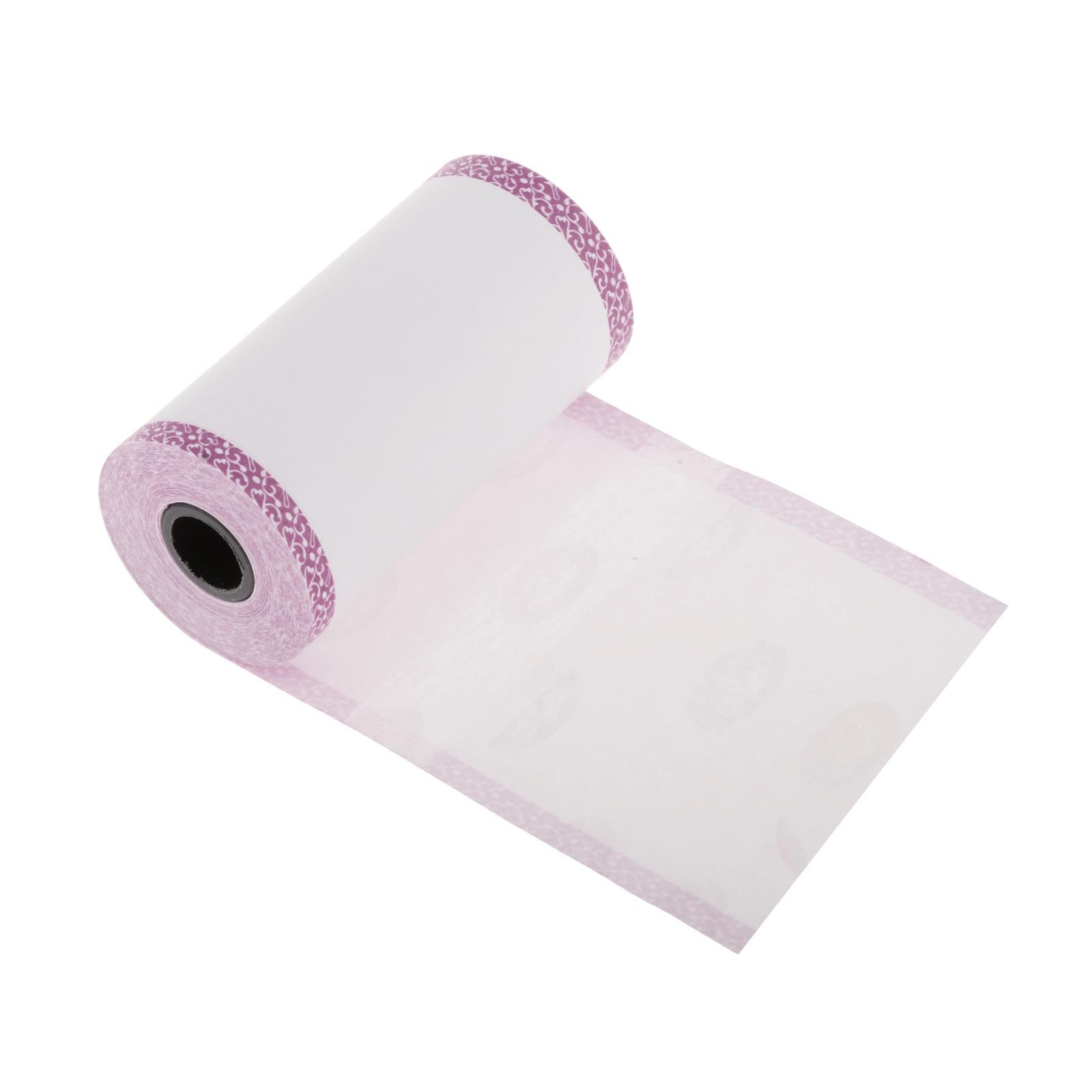 3x Thermal Printing Paper, Mini Thermal Printer of Photo Note Receipt, Color Edge Thermal Paper Portable 57x30mm without Adhesive, 3 Colors to Choose