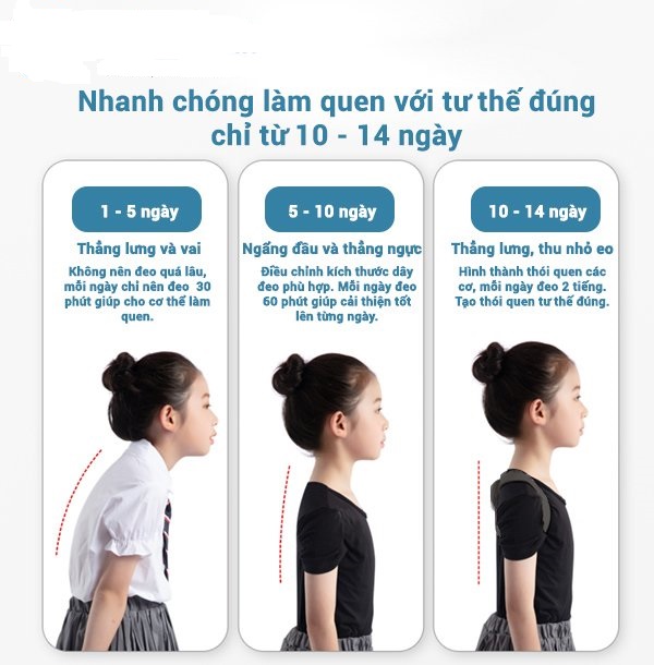 Đai chống gù lưng cho trẻ em ,đai định hình cột sống có chỉnh góc nghiêng cho trẻ tư thế ngồi đúng nhất