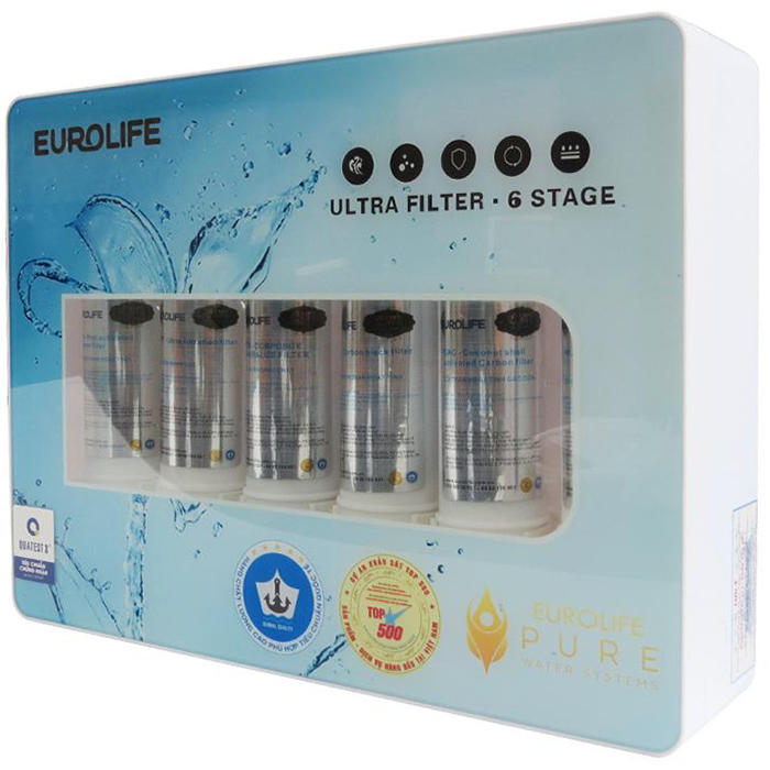 Máy Lọc Nước Trực Tiếp 6 Cấp Độ Lọc Eurolife EL-UF6 - Hàng Chính Hãng