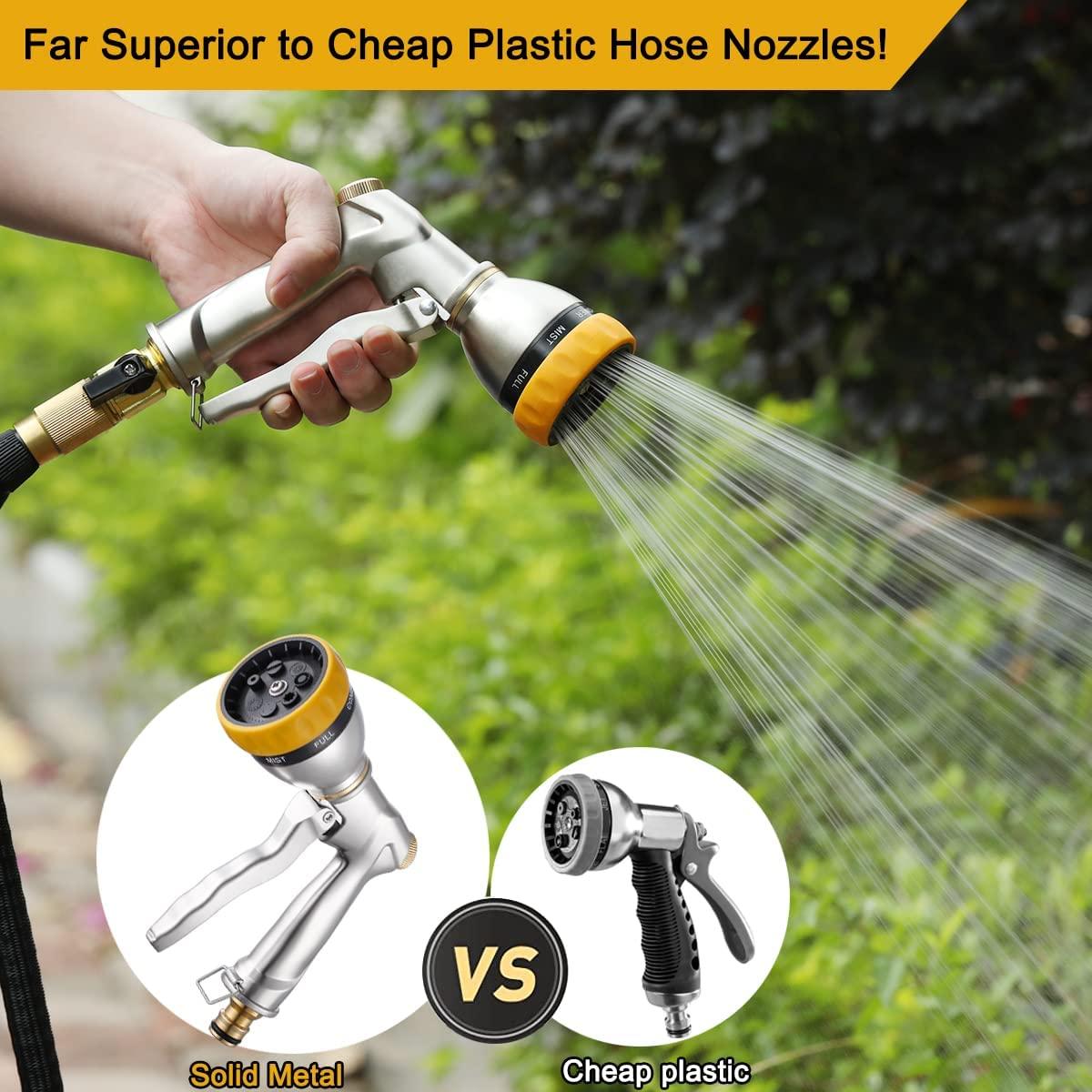 Phun kim loại Vòi kim loại hạng nặng Vòi phun 7 kiểu phun vòi Vòi phun làm sạch vòi tưới, Tưới vườn đường phố