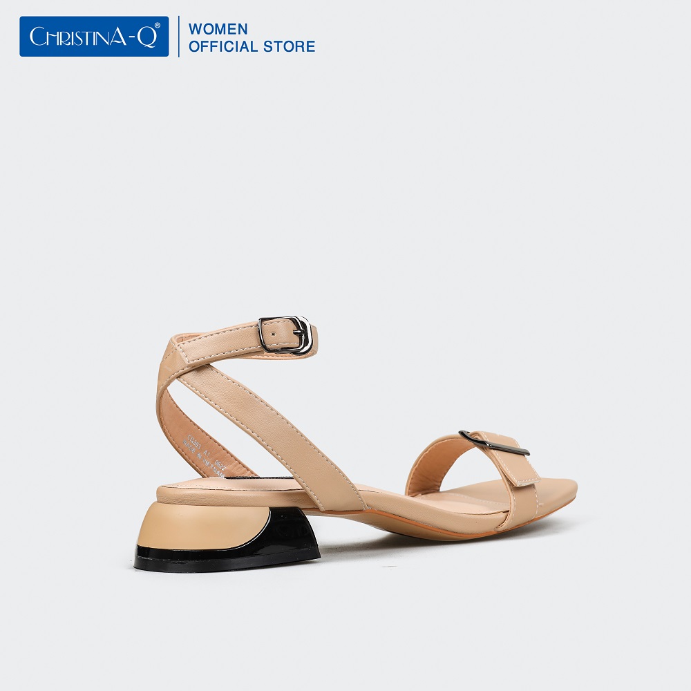 Giày Sandals Nữ Gót Trụ ChristinA-Q XDN284