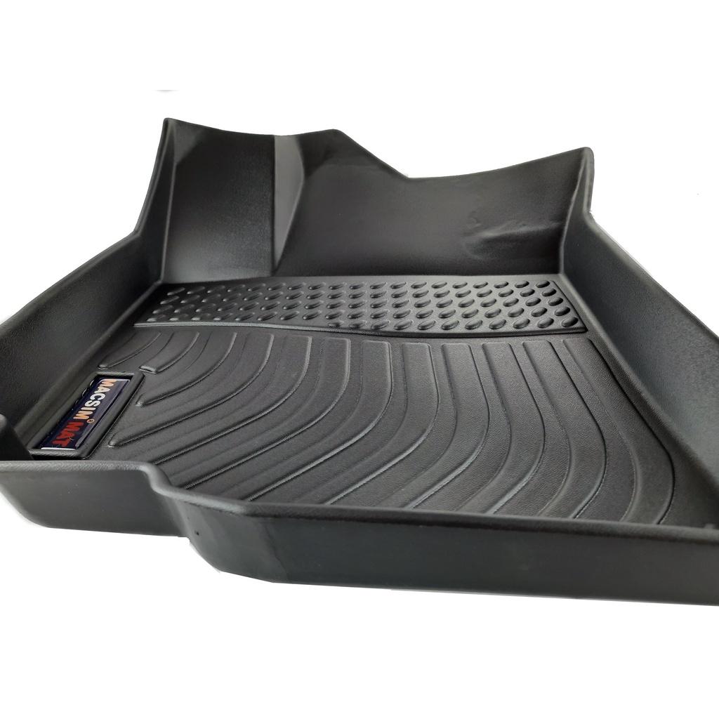 Thảm lót sàn xe ô tô Suzuki Ciaz 2015-2020 Nhãn hiệu Macsim chất liệu nhựa TPV cao cấp màu đen