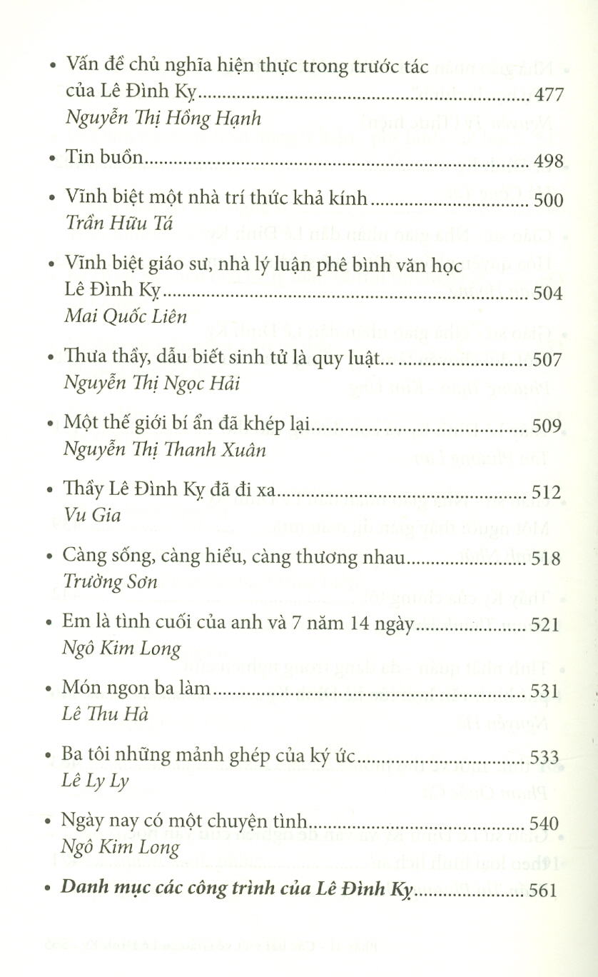 Trăm năm một thuở - Giáo sư - Nhà giáo nhân dân - Nhà lý luận - Phê bình văn học Lê Đình Kỵ