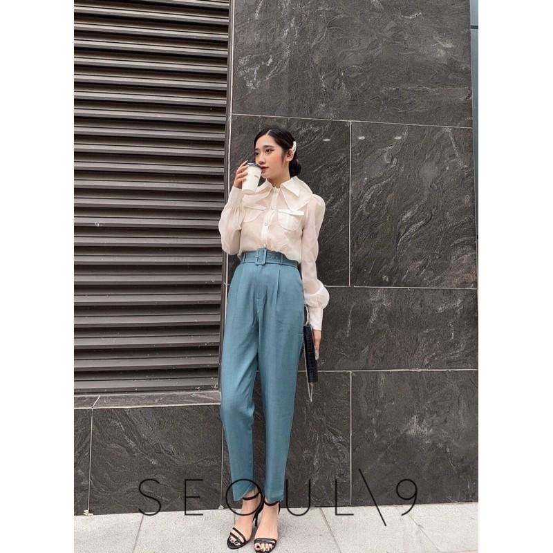 Quần bg đai lưng siêu tôn dáng