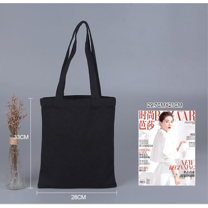 Túi xách Túi Tote basic thời trang Nữ vải canvas siêu xinh siêu đẹp Không khóa kéo 26 x 33 x 5 cm