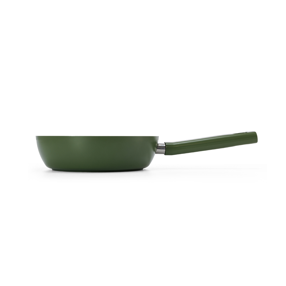Chảo chống dính Ceramic Elmich Olive EL5968OV size 20,24,26,28cm - Hàng chính hãng