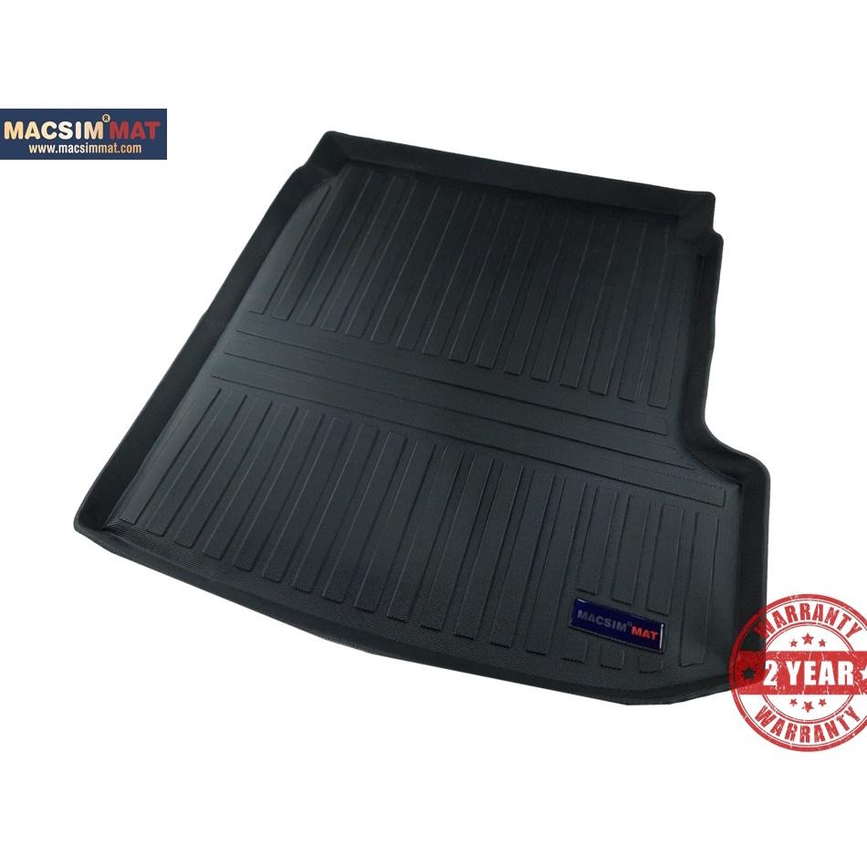 Thảm lót cốp xe ô tô VOLKSWAGEN Passat 2011-2017 nhãn hiệu Macsim chất liệu TPV cao cấp màu đen