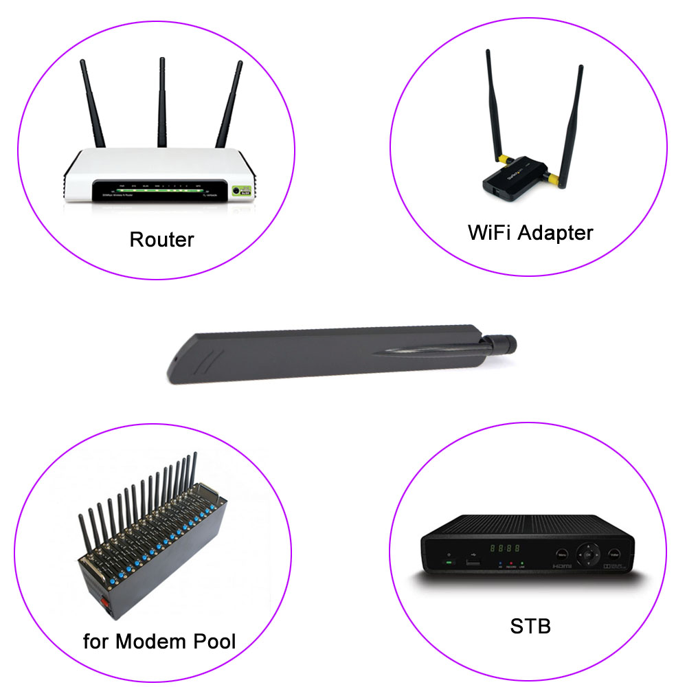 Ăng-ten WiFi 18dBi 2.4GHz Aerial w / RP-SMA cho bộ định tuyến không dây Bộ điều hợp WiFi STB Modem Pool