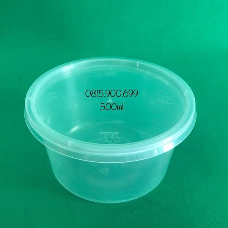 HỘP NHỰA TRÒN PP CÓ NẮP 500ml