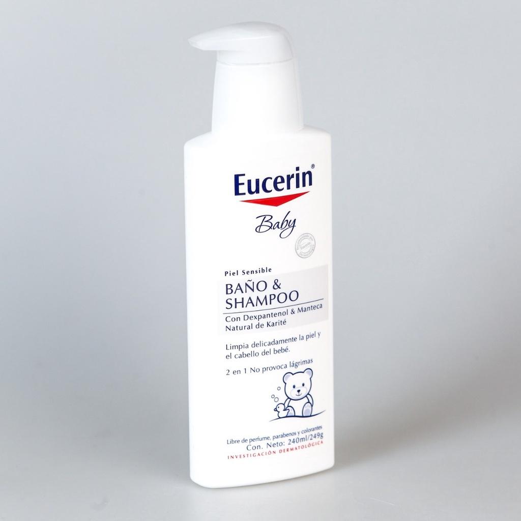 Eucerin Sữa Tắm Gội Dịu Nhẹ Dành Cho Bé pH5 Baby Wash and Shampoo 400ml