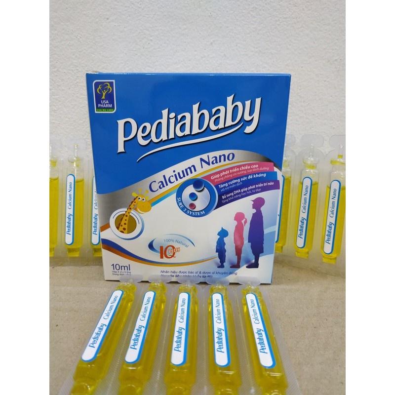 Pediababy calcium nano Bổ sung canxi giúp cải thiện mật độ canxi của xương, giúp xương răng chắc khỏe