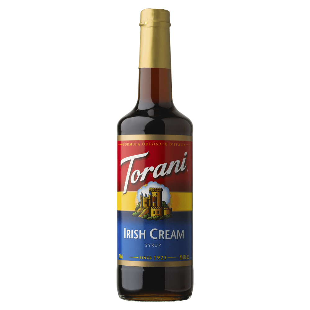 Siro Pha Chế Hương Vị Kem Ái Nhĩ Lan Torani Classic Irish Cream Syrup 750ml Mỹ