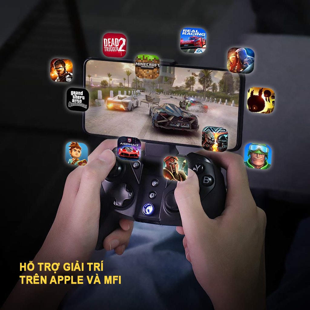 Tay cầm chơi game GAMESIR G4 PRO Tay Cầm Chơi Game Không Dây 2.4GHz Dành Cho Nintendo Switch ,Trò Chơi Apple Arcade Và MFi Xbox Cloud Gaming Android PC ,Phiên Bản Mới Của gamesir G4- hàng nhập khẩu