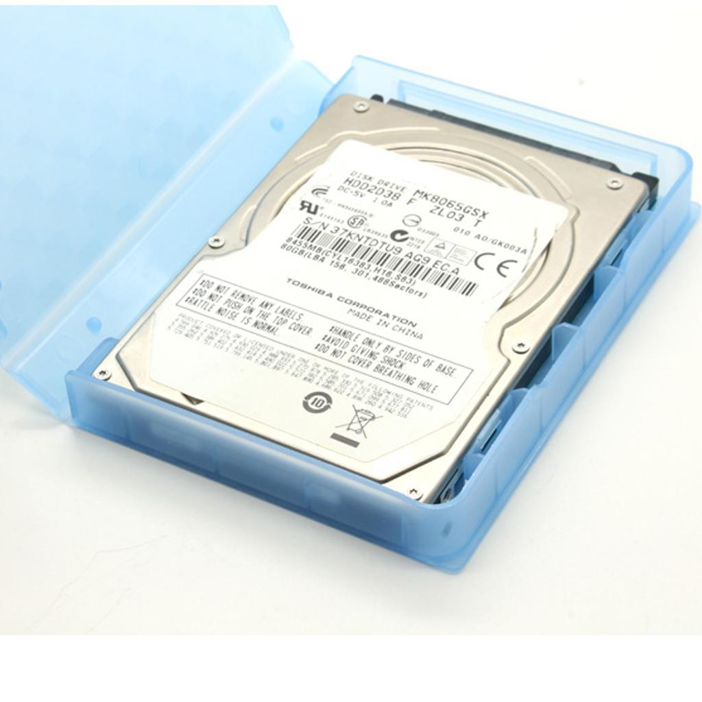 Red External 2.5" Enclosure SSD HDD Portable Disk Case Cover
