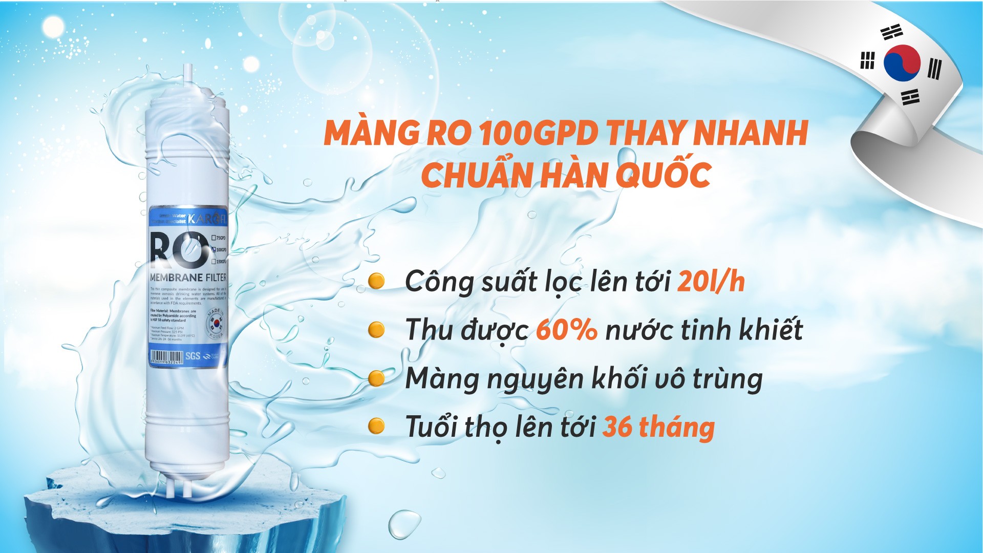 Máy Lọc Nước Lạnh Nguội Karofi Livotec 600 - Hàng Chính Hãng