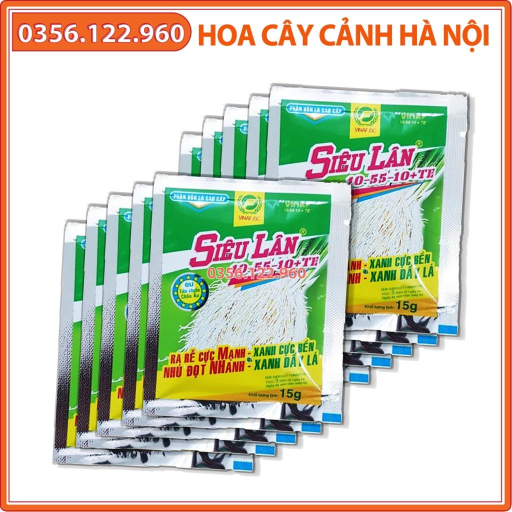 Set 10 gói Siêu lân gói xanh kích ra rễ và phân hóa mầm hoa - chống nghẹt rễ, vàng lá sinh lí