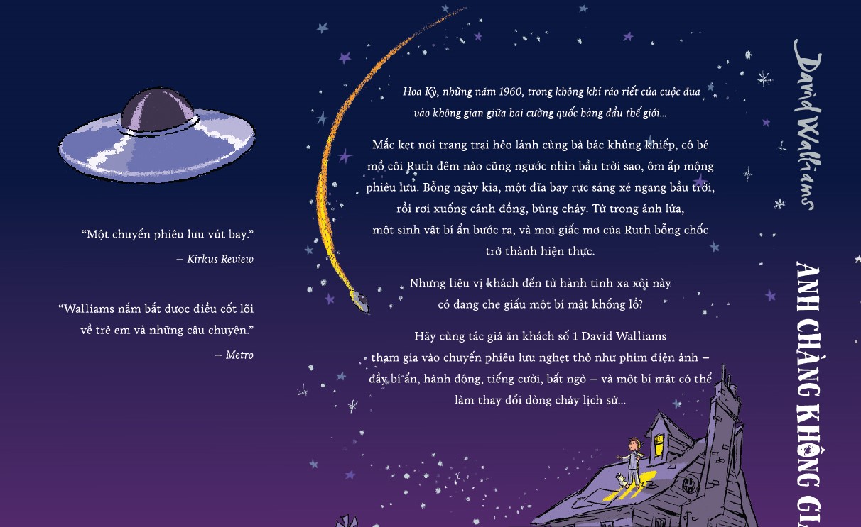 Sách - Anh chàng không gian (David Walliams) (Nhã Nam Official)