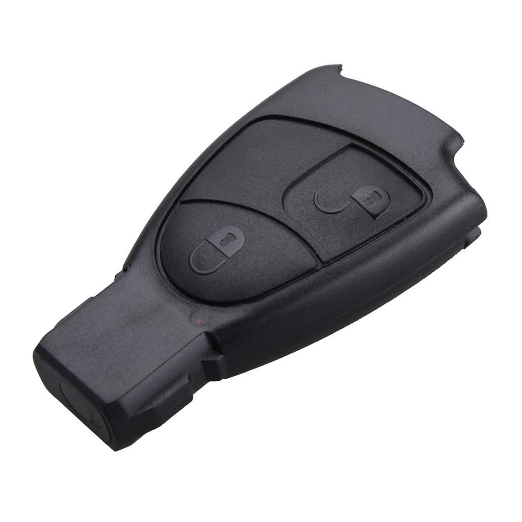 2 Button Remote Key Fob Case For     Black