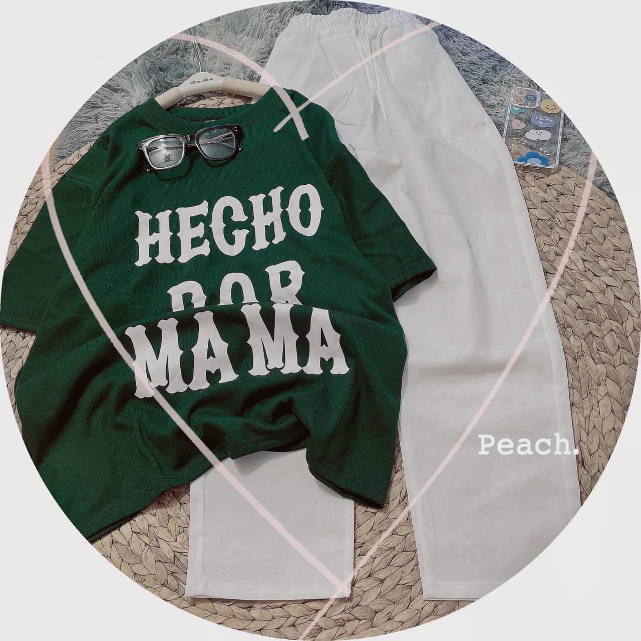 Bộ đô nữ , set quần kaki kèm áo thun Hecho siêu đẹp chất mát chất lượng
