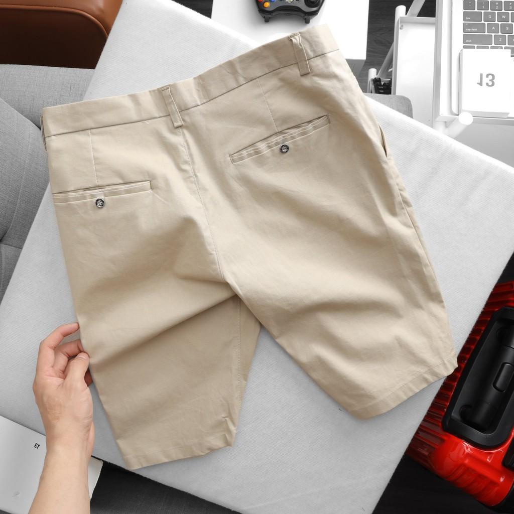 Quần short POTIMAN chất vải linen mới xuất dư xịn mềm mịn, thoáng mát 5 màu basic cực hót