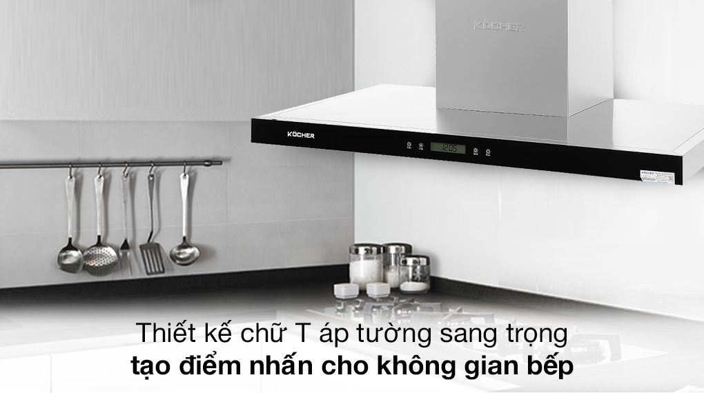 Máy hút mùi Kocher K-225C (90CM) - Hàng Chính Hãng